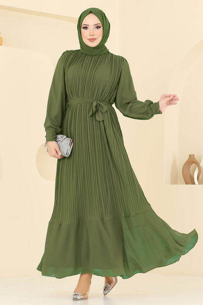 M.P. - Evening Dress 2150MP806-MS Khaki - 383056