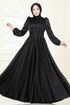 فستان سهرة أسود 2382ANT466-MS - Thumbnail