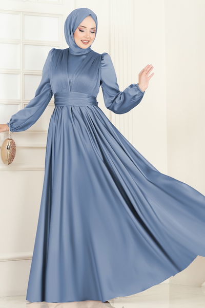 A.N.T. - Evening Dress 2382ANT466-MS Blue - 370701