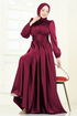 Evening Dress 2382ANT466-MS Burgundy - Thumbnail