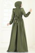 Evening Dress 2382ANT466-MS Khaki - Thumbnail