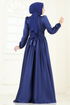 Evening Dress 2382ANT466-MS Navy Blue - Thumbnail