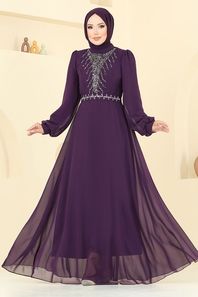 MRV A.N.T. - Evening Dress 2425ANT904-M Damson - 358296