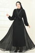 Evening Dress 2427ANT466-MS Black - Thumbnail