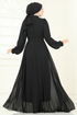 Evening Dress 2427ANT466-MS Black - Thumbnail