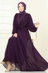Evening Dress 2427ANT466-MS Damson - Thumbnail