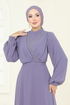 Evening Dress 2427ANT466-MS Lilac - Thumbnail