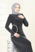Evening Dress 2447ANT466-MS Anthracite - Thumbnail