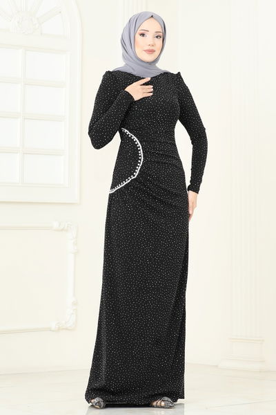 A.N.T. - فستان سهرة أسود 2447ANT466-MS - 418085