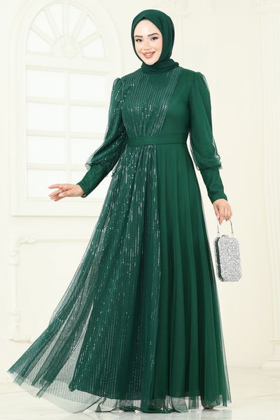E.L.C. - Evening Dress 2457ELC1143-MS Emerald - 386285