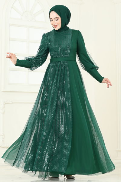E.L.C. - Evening Dress 2457ELC1143-MS Emerald - 386286