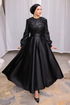 Evening Dress 2537ASMK1074-MS Black - Thumbnail