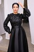 Evening Dress 2537ASMK1074-MS Black - Thumbnail