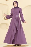 A.S.M.K. - Evening Dress 2597ASMK1074-MS Dark Lilac