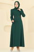 Evening Dress 2727SL432-MS Emerald - Thumbnail