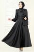 Evening Dress 2745ASMK1074-MS Black - Thumbnail