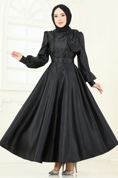 A.S.M.K. - Evening Dress 2745ASMK1074-MS Black - 382689