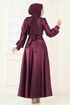 Evening Dress 2745ASMK1074-MS Damson - Thumbnail