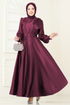 Evening Dress 2745ASMK1074-MS Damson - Thumbnail