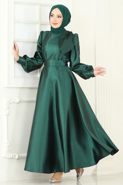A.S.M.K. - Evening Dress 2745ASMK1074-MS Emerald - 430295