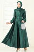 Evening Dress 2745ASMK1074-MS Emerald - Thumbnail