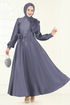 Evening Dress 2745ASMK1074-MS Gray - Thumbnail