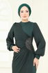 Evening Dress 2770ASMK1074-MS Emerald - Thumbnail