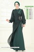 فستان سهرة زيتي 2770ASMK1074-MS - Thumbnail