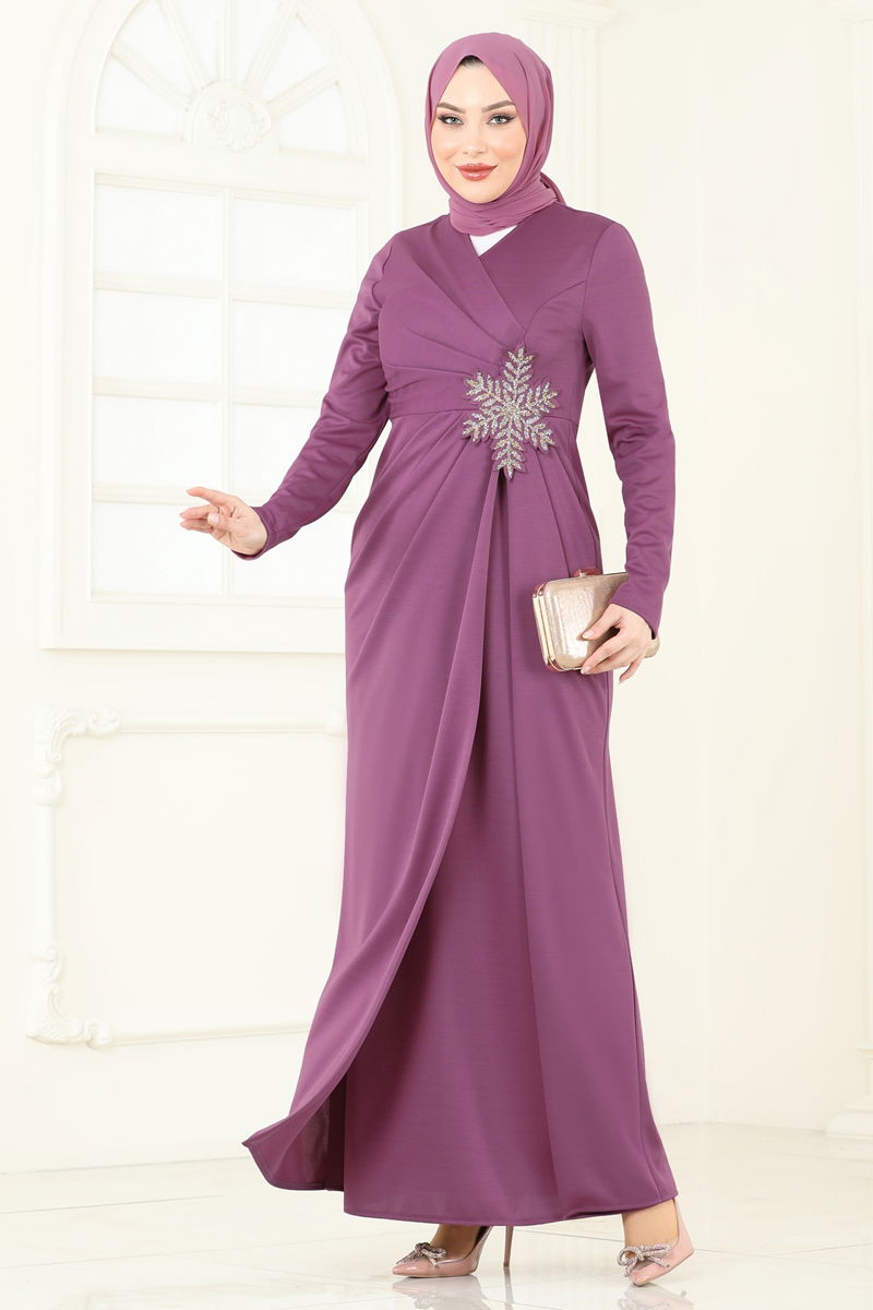 Evening Dress 2792ASMK1074-MS Rose Dried