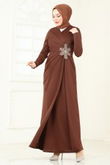 A.S.M.K. - Evening Dress 2792ASMK1074-MS Tan