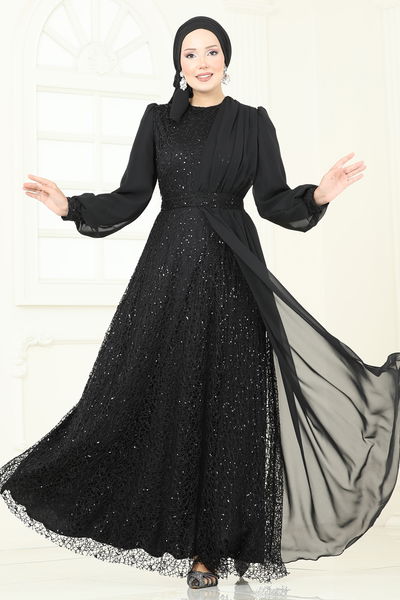 E.L.C. - Evening Dress 2819ELC1143-MS Black - 393115