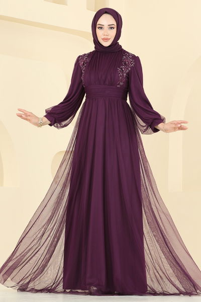 E.L.C. - Evening Dress 2820ELC1143-MS Damson - 399116