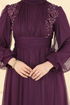 Evening Dress 2820ELC1143-MS Damson - Thumbnail