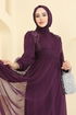 فستان سهرة توتي 2820ELC1143-MS - Thumbnail