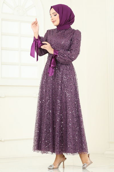 E.L.C. - Evening Dress 2822ELC1143-MS Damson - 394853