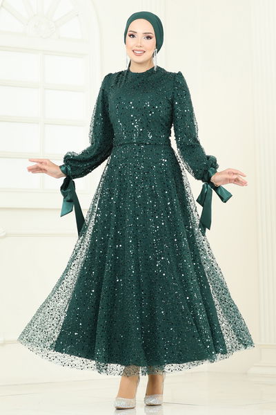 E.L.C. - Evening Dress 2822ELC1143-MS Emerald - 394857