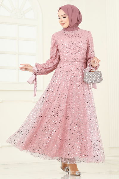 E.L.C. - Evening Dress 2822ELC1143-MS Powder - 394861