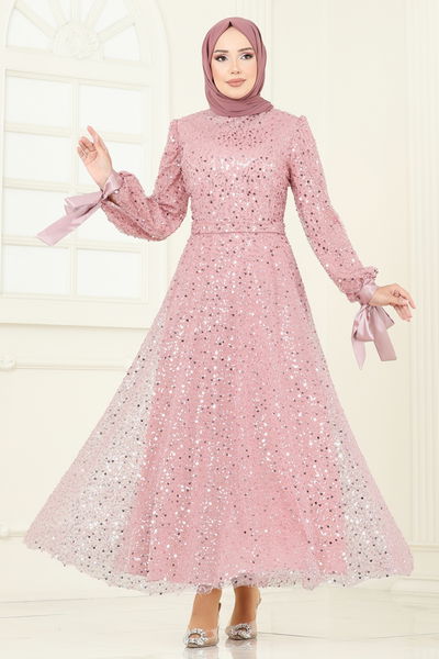 E.L.C. - Evening Dress 2822ELC1143-MS Powder - 394862