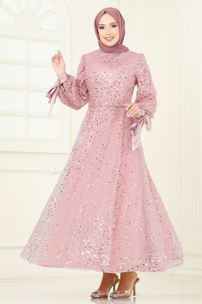 E.L.C. - Evening Dress 2822ELC1143-MS Powder - 394864