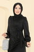 Evening Dress 2829ELCK1161-MS Black - Thumbnail
