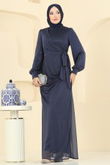 E.L.C.K. - Evening Dress 2829ELCK1161-MS Navy Blue