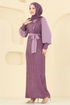 Evening Dress 2841ELCK1161-MS Lilac - Thumbnail