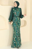 E.L.C.K. - Evening Dress 2847ELCK1161-MS Emerald