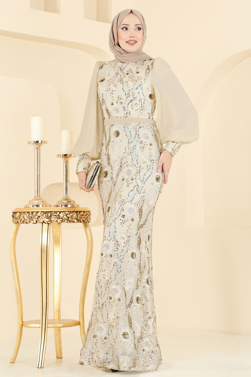 Evening Dress 2847ELCK1161-MS Gold