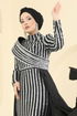 فستان سهرة أسود 2848ELCK1161-MS - Thumbnail