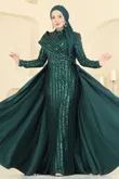 E.L.C.K. - Evening Dress 2848ELCK1161-MS Emerald