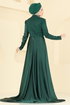 Evening Dress 2849ELCK1161-MS Emerald - Thumbnail
