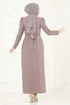 فستان سهرة بيج 3008ARL1089-MS - Thumbnail