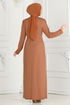 Evening Dress 3018KTR750-MS Tan - Thumbnail