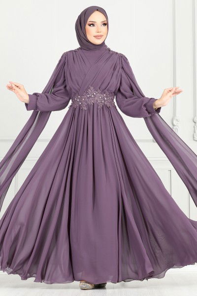 MRV Y.G.S. - Evening Dress 4027YGS898-M Dark Lilac